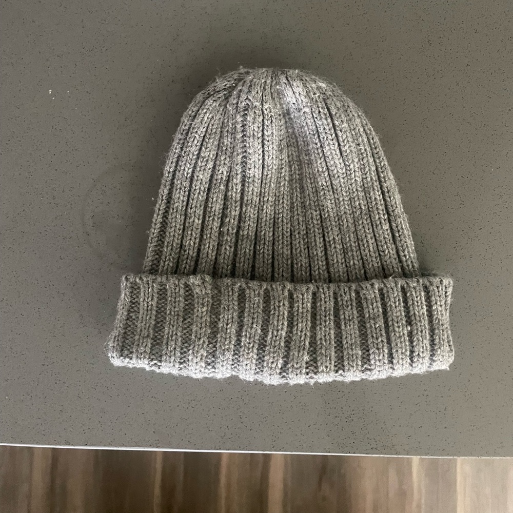 Cotton On Grey Ribbed Beanie - Picture 4 of 10